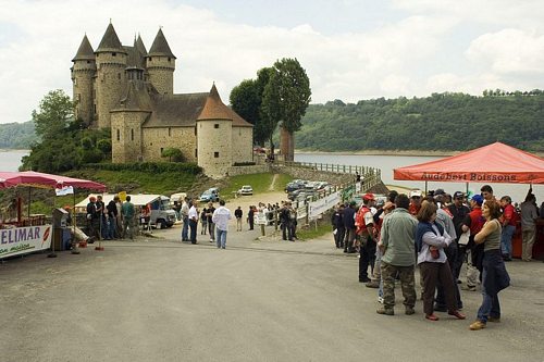 stands autour du chateau de Val