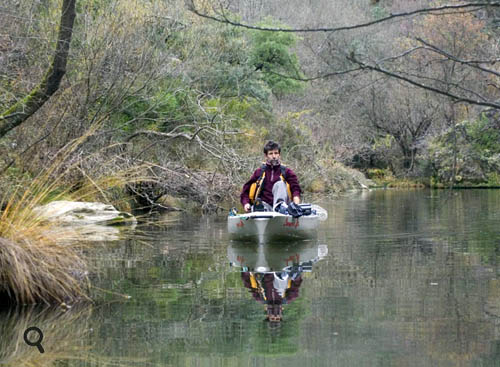 Pche du carnassiers en kayak sur l'Hrault