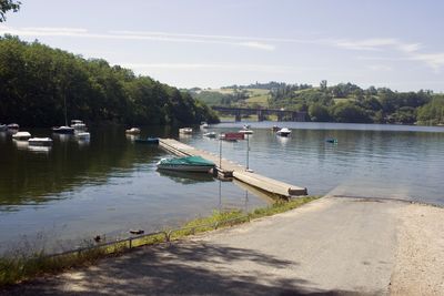 La mise  l'eau du Puech des Ouilhes